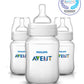 Philips Avent Anti-Colic Baby Bottles Clear, 9Oz 3 Piece