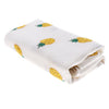 MERISHOPPBaby Swaddling Blanket Soft Muslin Cotton Swaddle Towel Yellow Pineapple|Baby|Nursery Bedding|Blankets & Throws