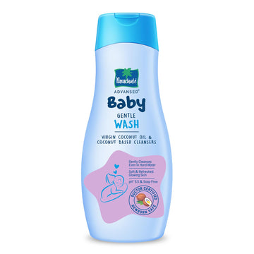 Parachute Advansed Baby Gentle Wash For New Born | Enriched With Virgin Coconut Oil | Gently Cleanses In Hard Water | Doctor Cer