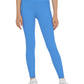 THE GYM PEOPLE Girls Workout Leggings Kids High Waist Stretch Athletic Dance Yoga Pants with Pockets, Sea Blue, Small