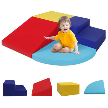 Todefull 10 Piece Foam Climbing Blocks, Soft Climbing Toys For Toddlers, Lightweight Baby Climbing Gym, Indoor Baby Activity Pla