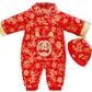 Crb Fashion Baby Newborn Boy Girls Chinese New Years Asian Shirt Outfit  (2 To 4 Months, Short Sleeves Dragon)