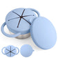 2-Pack Stainless Steel Snack Containers for Kids with Spill-Proof Silicone Lids & Handles - 3-in-1 Baby Snack Cups, No-Spill Tod