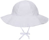 Infant Sun Hat For Toddler Boy Summer Hat 50+ Upf Protective Wide Brim Sun Hat For Baby Girl Hat,White,12-24 Months