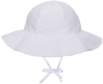 Infant Sun Hat For Toddler Boy Summer Hat 50+ Upf Protective Wide Brim Sun Hat For Baby Girl Hat,White,12-24 Months
