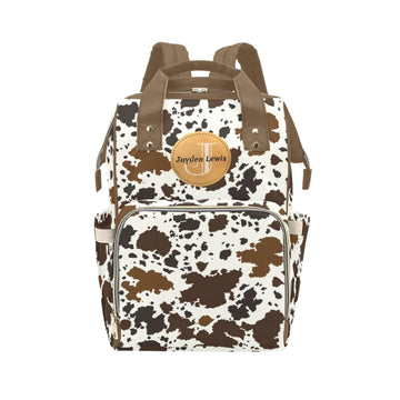 Personalized Baby Diaper Bag Backpack for Women, Custom Name Nursing Mommy Daypack, Diaper Bag for Girls Boys, New Mom Gifts (Co
