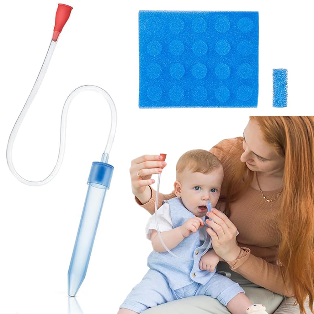 Hodaqe Baby Nasal Aspirator Mucus Sucker Nose Cleaner With 20 Clear Additional Filters