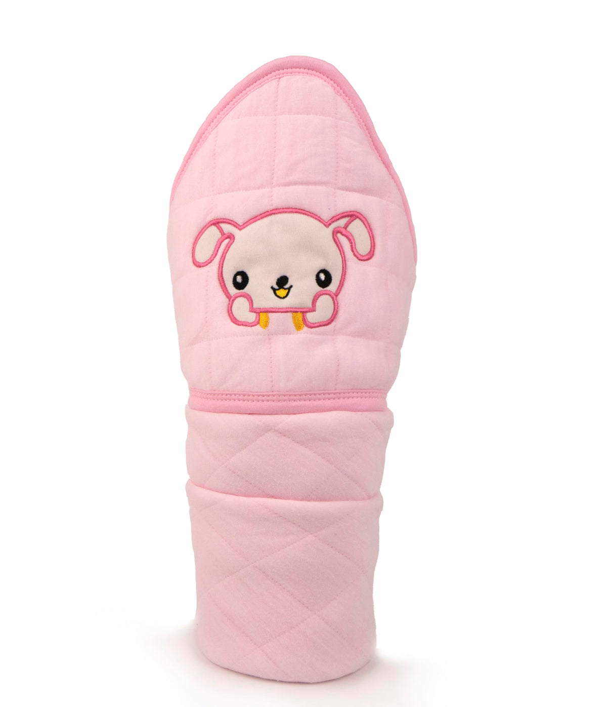 Uber World Newborn Baby Blanket with Hood/Infant AC Blanket/Baby Wrapper/Cotton Baby Blanket for 09 Months (75x75cm) Pack of 1