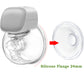 Silicone Flange 24Mm, Compatible With Momcozy S12 Pro/S9 Pro/S9/S10/S12/Tsrete Wearable Breast Pump Parts,Electric Breast Pump P