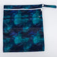 Medium Wet Dry Bag Baby Cloth Diaper Nappy Insert Bag Reusable Washable (Whales Stars)
