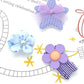 Hair Clips For Girls 17 Pcs No Slip Assorted Barrettes For Kids Bows Blue Purple Cute Hair Accessories For Little Girls Teens To