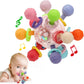 Baby Montessori Sensory Toys for 0-6 6-12 Months, Baby Teether Teething Toys for Babies 0 3 6 9 12 18 Months, Newborn Infant Lea