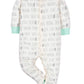 Gerber Unisex Baby 4 Pack Sleep 'N Play Footie Elephants 3-6 Months