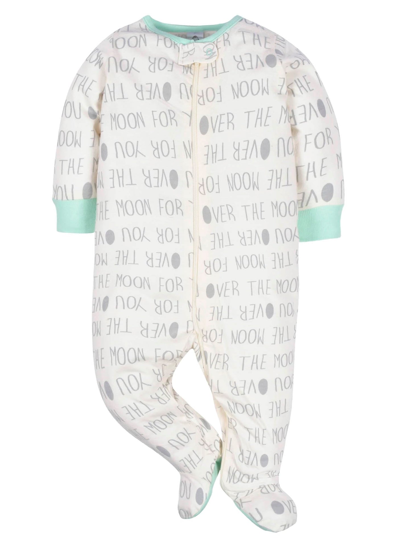 Gerber Unisex Baby 4 Pack Sleep 'N Play Footie Elephants 3-6 Months