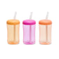 The First Years Squeeze & Sip Toddler Straw Cups - Squeezable Transition Sippy Cup with Silicone Straw - Toddler Feeding Supplie
