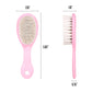 Bradys House - 3 Piece Baby Hair Brush And Comb Set For Newborns And Toddlers (Pink)