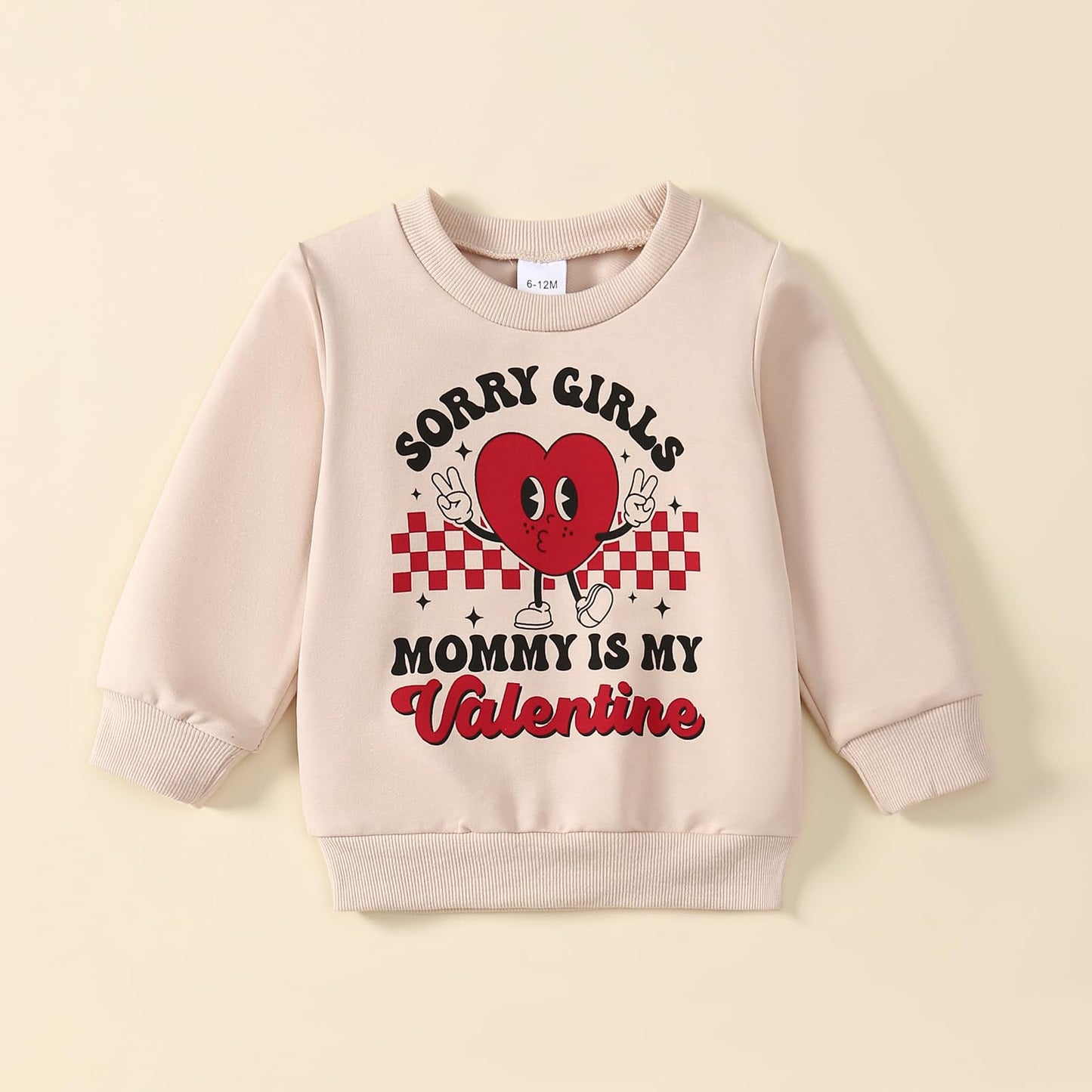 Tinypainter Toddler Baby Boy Valentines Day Outfit Sorry Girls Mommy Is My Valentine Sweatshirt+Casual Pants 2Pc Clothes