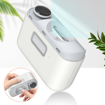Automatic Nail Clipper, 2 In-1 Electric Nail Clipper And Nail Polisher, Electric Baby Nail Clippers With Light,Usb Rechargeable