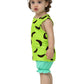 Halloween Pebbles Shorts Clothing Set Cavegirl Stone Age Family Outfit 5-6 Years