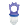 Nuby Silicone Nibbler Feeder for Kids - Soft Baby Feeding and Teething Toy - 10+ Months - Blue Bear