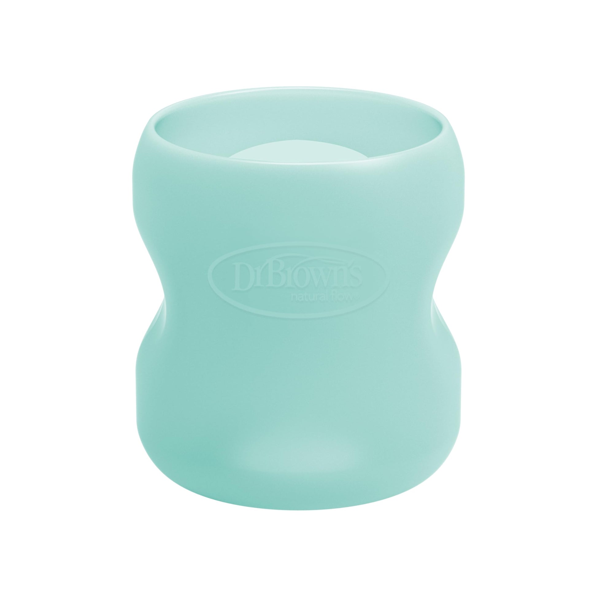 Dr. Browns Options+ Wide-Neck Glass Bottle Sleeve, 100% Silicone, Mint, BPA-Free, 5 oz, 1-Pack