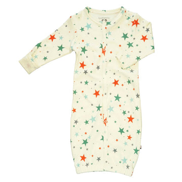 Babysoy Star Sleep Sack/Gown (Mix 7, 0-3 Months)