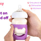 100% Silicone Baby Bottle Sleeves For Philips Avent Natural Glass Baby Bottles, Premium Food Grade Silicone Bottle Cover, Cute B