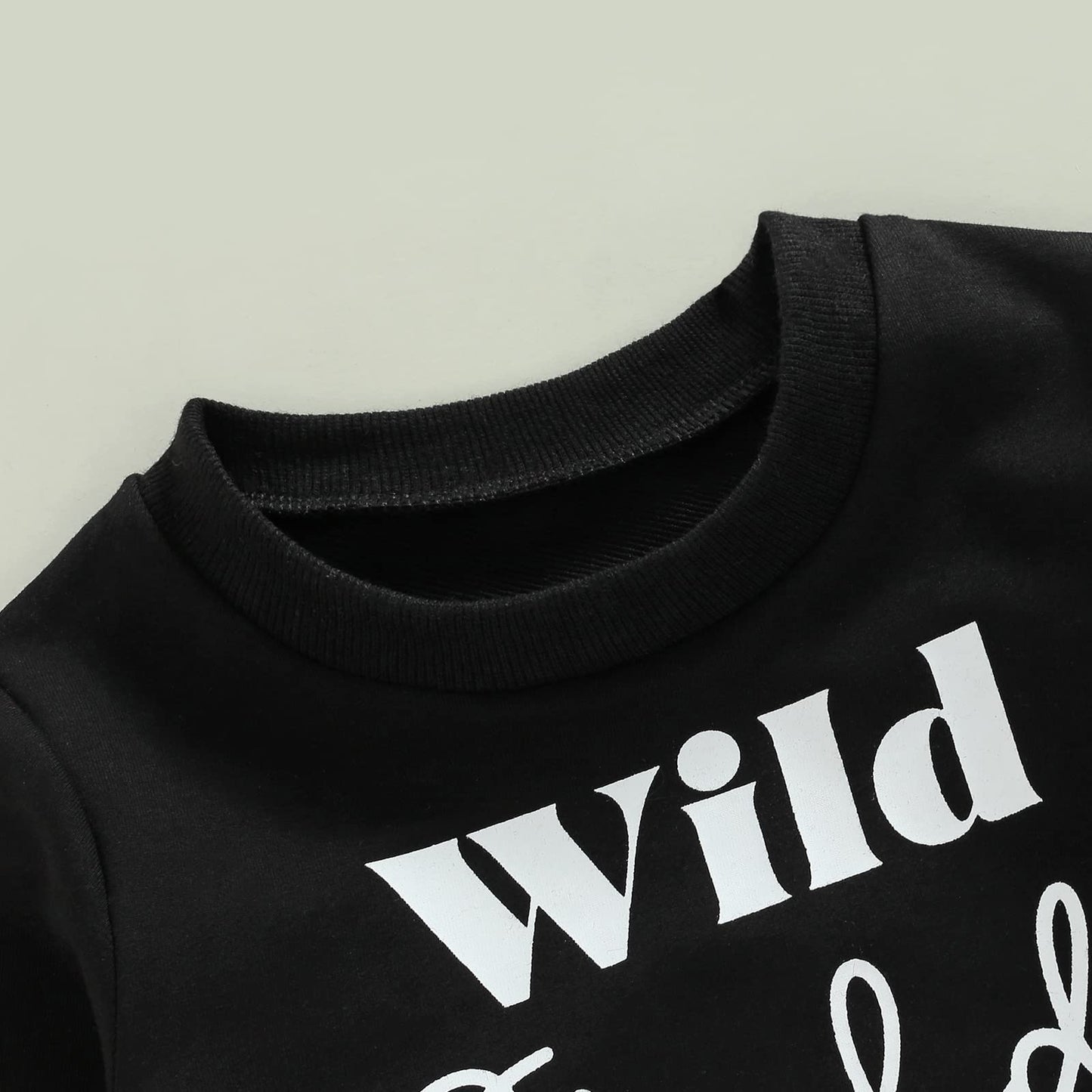 Hnyenmcko Kids Toddler Baby Girl Clothes Wlid Like My Curls Letter Printed Pullover Sweatshirt Fall Winter Sweater Tops 1-6Y (Bl