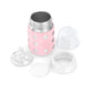 Lifefactory 8-Ounce Stainless-Steel Vacuum-Insulated Wide-Neck Baby Bottle With Stage 2 Nipple (3-6 Months) Desert Rose (Ls2211W