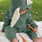Agqt Baby Boys Bunny Costume 1St Easter Outfit Halloween Animal Costume One Piece Romper Rabbit Ear Bodysuits Hoodie Dark Green