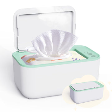 Baby Wipe Warmer And Baby Wet Wipes Dispenser: Wipes Warmer For Newborn Baby Evenly Overall Heated | Portable Wipe Warmer Large