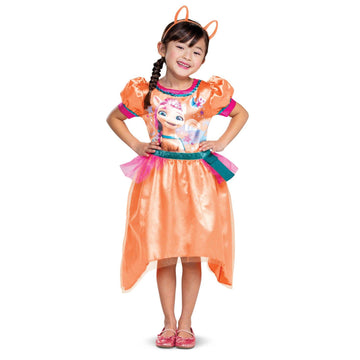 Sunny Starscout Costume For Girls, Official My Little Pony Tutu Dress Character Outfit, Classic Kids Size Small (4-6X) Multicolo