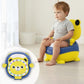 R For Rabbit Tiny Tots Panda Potty Training Seat For Baby Ergonomic Backrest With Sturdy Grip Handle For New Born Babies/Infant/