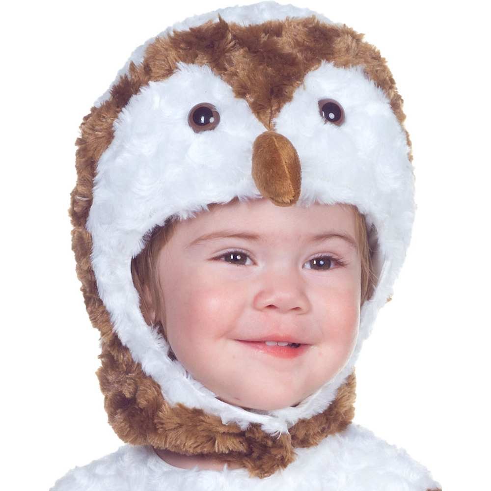 Underwraps Costumes Baby'S Barn Owl Belly-Babies, White/Brown/Tan, Medium
