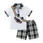 Hopscotch 2Pc Panda Applique Polo TShirt & Shorts (1224 Months)