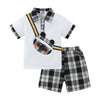 Hopscotch 2Pc Panda Applique Polo TShirt & Shorts (1224 Months)