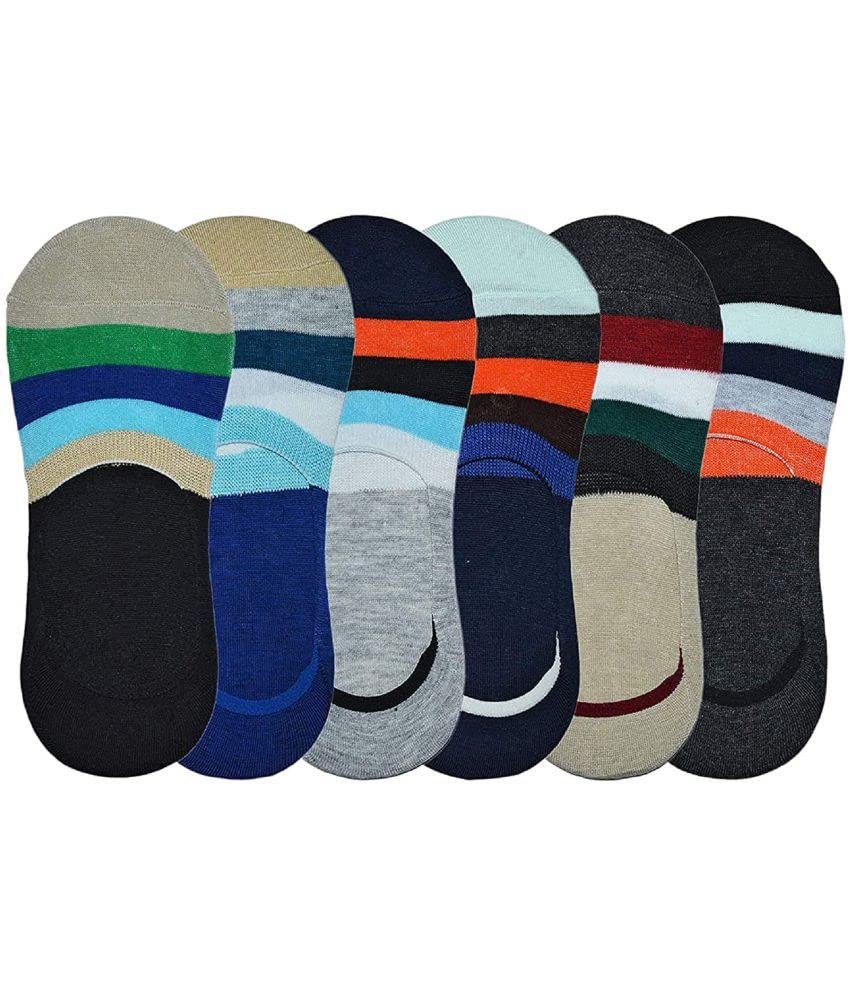 Penyan Cotton Casual No Show Socks (Pack Of 6)