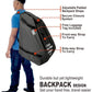 Car Seat Travel Bag For Air Travel - Profaster Airplane Carseat Gate Check Bag Backpack, Fold With Attached Carry Bag, Gray