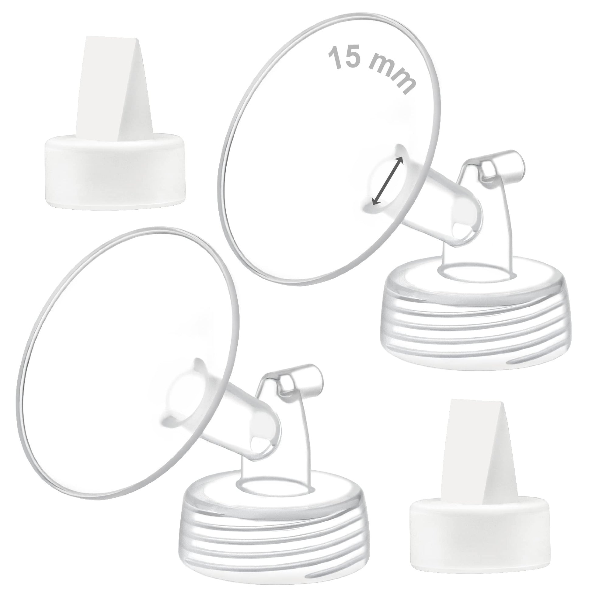 Maymom 15Mm Flange And Duckbill Valve Compatible With Spectra S1 Spectra S2 Spectra 9 Plus Not Original Spectra Pump Parts Repla