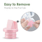 Maymom Pump Part Compatible With Spectra/Ameda Luna Pumps, Syngery Gold; Incl Wide Mouth Flange 17 Mm 2Nd Gen. Pink Valve; Not O