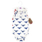 Touched By Nature Unisex Baby Organic Cotton Sleeveless Bodysuits, Mystic Sea Creatures, 9-12 Months
