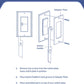 Decora Light Switch Extender For Children - 2 Pack