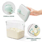 Tourdeus 1000Ml Formula Travel Container Airtight Formula Dispenser On The Go, 11Oz, 0.66Lb, 300G, Clear