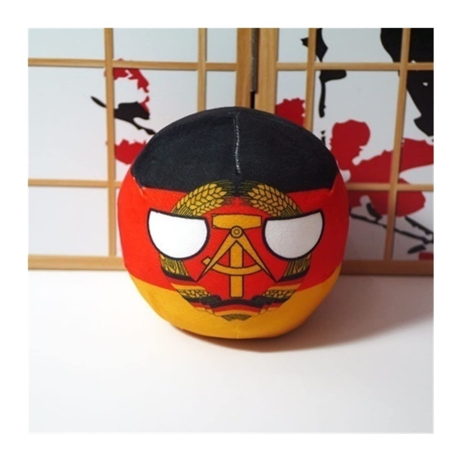 GANGKJDS 7.9in,Polish Ball, Countryball ,Germany,Canada, United Kingdom, France, Country Ball, Anime Cosplay, Countryballs (Colo