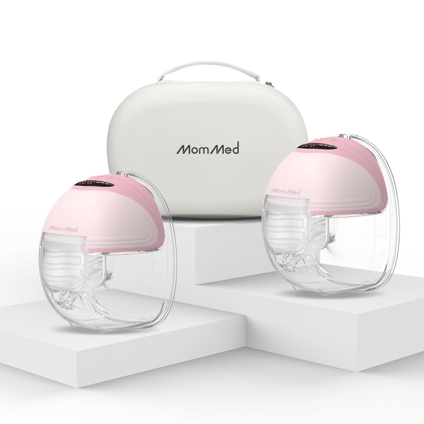 Wearable Breast Pumps (Model S21), Lightweight Rechargeable Electric Breast Pump with 3 Modes & 12 Suction Levels, Portable Brea