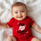 Cheerilulu My 1St Valentine Day Newborn Baby Boys Bodysuits Girls Unisex Cute Funny Infant Romper 0-6 Months