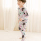 Vaenait Baby Kids Junior 100% Cotton Sleepwear Pajamas 2Pcs Set Tiedye-Lavenderblack-247 Xs