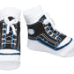 Baby Boy Socks With Sneaker Shoe Look-Non-Slip Gripper Soles-3 Or 6 Pairs-Cotton-Gift Packaged-Baby Shower-Faux Shoelaces