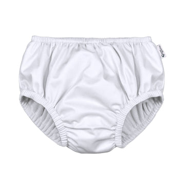 Green Sprouts Unisex Baby Pull-Up Reusable Absorbent Swim Diaper, White, 3-6 Months