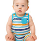 Daadun Baby Boys Cotton Sleeveless Bodysuit Pack  Set Of 2 | Assorted Prints | Soft & Breathable | 324 Months (Pack Of 2 Sl, 3